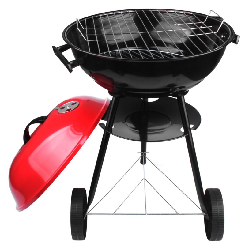 Жаровня круглая с крышкой на колёсиках, Ø 44cm, RoyalGrill 80-113