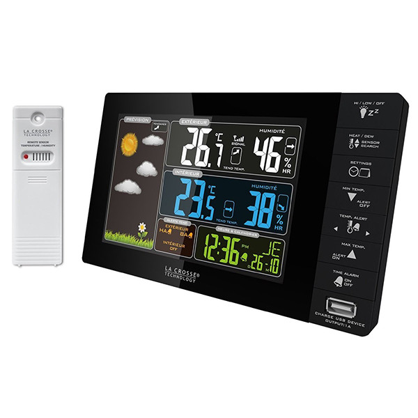 LaCrosse WS6827 Погодная станция с цветным экраном, USB порт