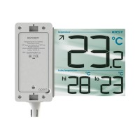 01071 RST Термометр c зеркальным дисплеем, уличный на липучке -50-+70.,